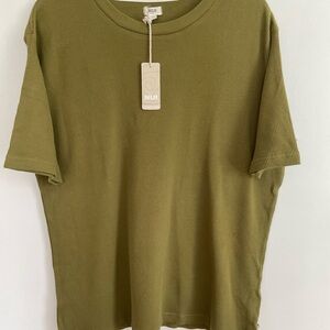 Nui organic women’s  Moira waffle Tee and matching culottes